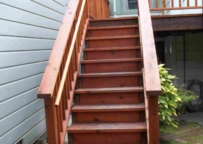 NIce redwood deck re-build -expansion in the Inner Richmond district, San Francisco